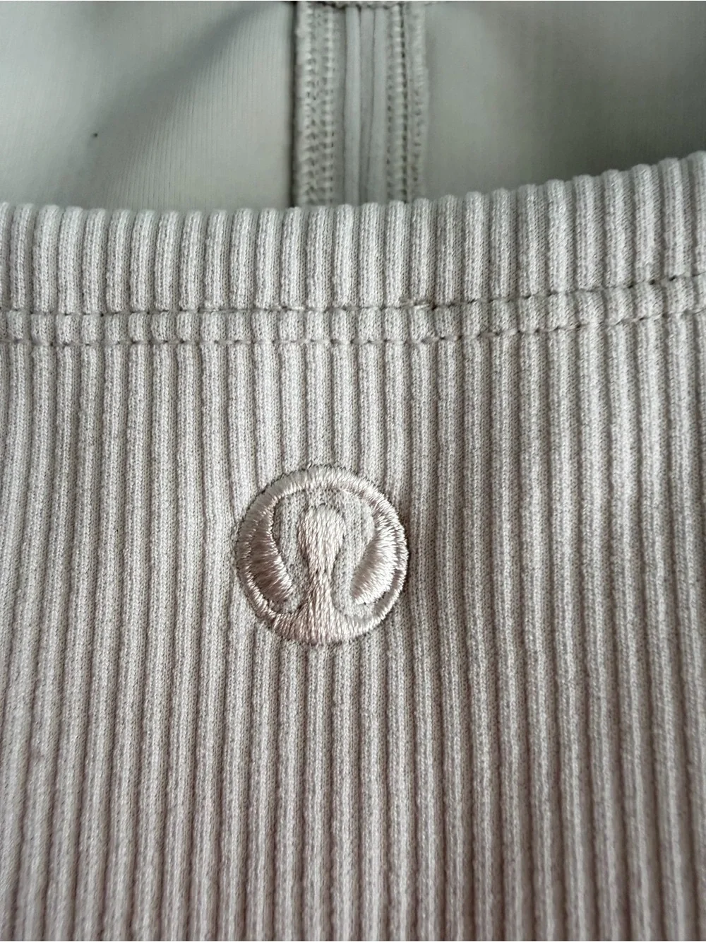 Lululemon Ribbed Softstreme Sweetheart Tank Top White Light Vapor S 8881